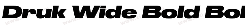 Druk Wide Bold Bold字体转换